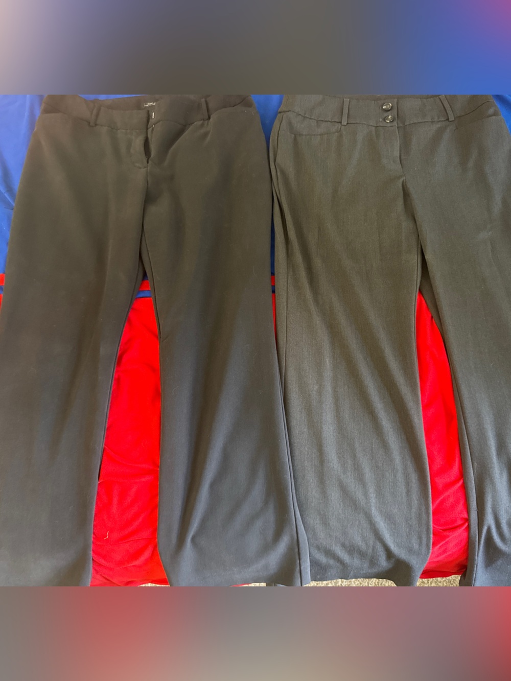 Alfani & Worthington petite dress pants  Women's Trousers lot of 2 black  grey